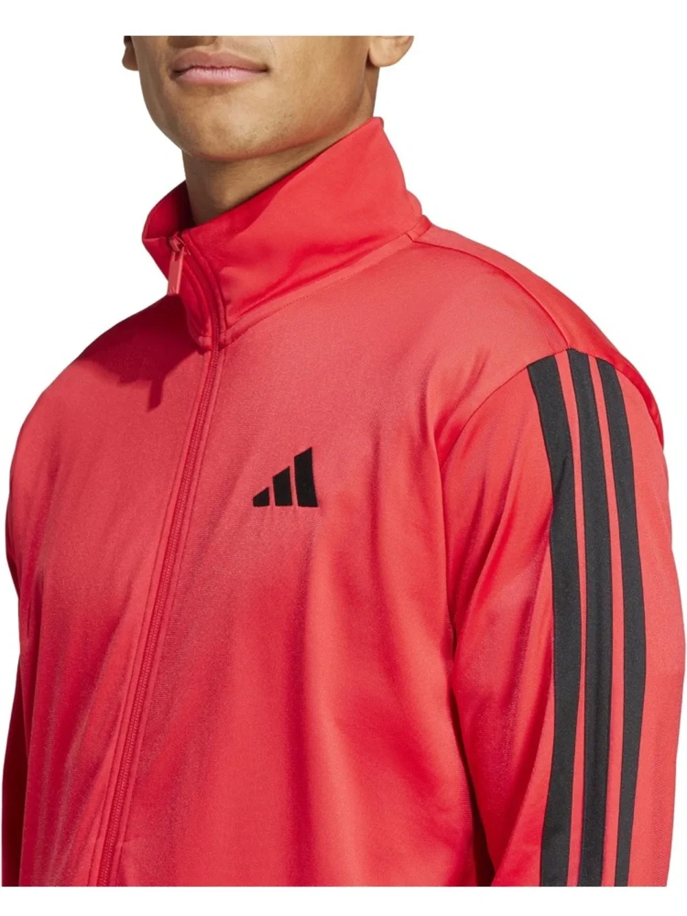 Adidas 3-Stripes Tricot Track Jacket Pure Ruby Red Men’s  MEDIUM❤️NWT✨